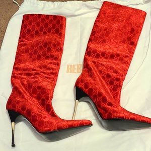 Authentic Gucci hot Red 🔥 boots